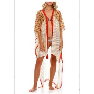 AGUA BENDITA Kimono Cover Up Dara Menfis REVOLVE NEW